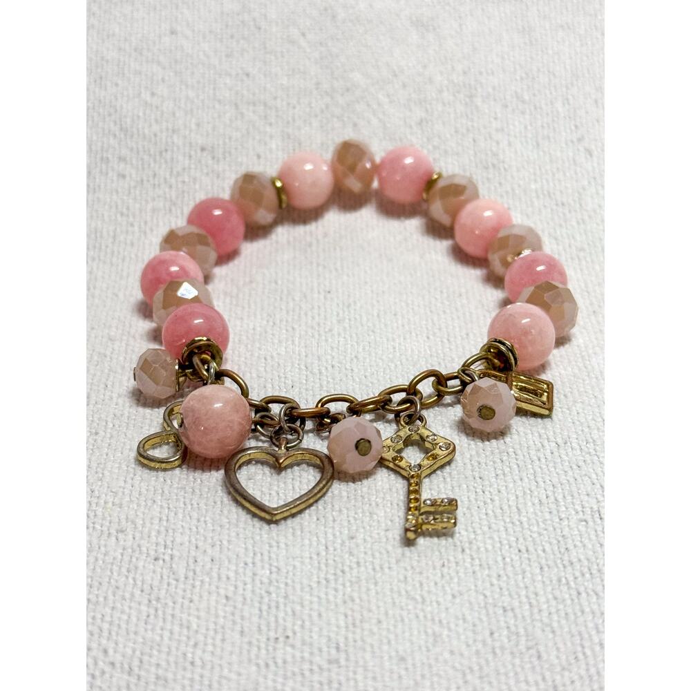 Charm Bracelet Hearts, Lock and Keys